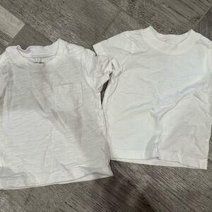 Baby Infant White T-Shirts - 6m & 6-12m